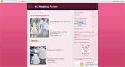 Desktop Screenshot of nlweddingfavors.blogspot.com