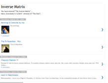 Tablet Screenshot of inversematrix.blogspot.com