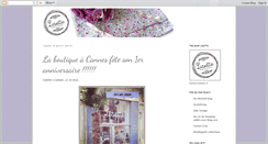 Desktop Screenshot of lisettecreation.blogspot.com