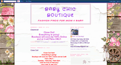 Desktop Screenshot of beachsbabychicboutique.blogspot.com