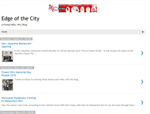 Tablet Screenshot of edgeofthecityblog.blogspot.com