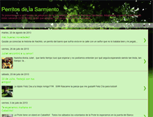 Tablet Screenshot of perritosdelasarmiento.blogspot.com