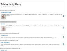 Tablet Screenshot of nastyharpy.blogspot.com