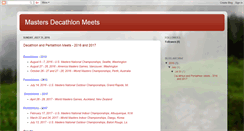 Desktop Screenshot of decathlonmeets.blogspot.com