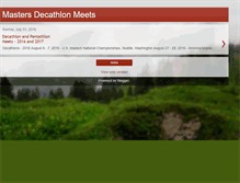 Tablet Screenshot of decathlonmeets.blogspot.com