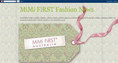 Desktop Screenshot of mimifirst.blogspot.com