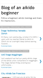 Mobile Screenshot of aikidobeginner.blogspot.com