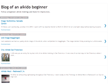 Tablet Screenshot of aikidobeginner.blogspot.com