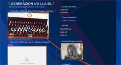 Desktop Screenshot of generacioncuartoa86.blogspot.com