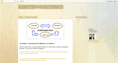 Desktop Screenshot of gobernanzaygobernabilidad.blogspot.com