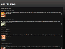 Tablet Screenshot of gayforguys.blogspot.com