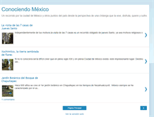 Tablet Screenshot of conociendomipais-mexico.blogspot.com