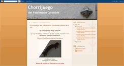 Desktop Screenshot of chorrijuego.blogspot.com