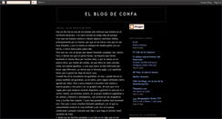 Desktop Screenshot of elblogdeconfa.blogspot.com