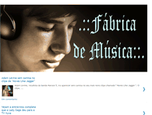 Tablet Screenshot of fabricademusicas.blogspot.com