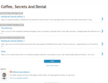 Tablet Screenshot of coffeesecretsanddenial.blogspot.com
