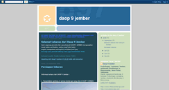 Desktop Screenshot of daop9jember.blogspot.com