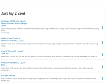 Tablet Screenshot of justmy-2cent.blogspot.com