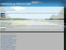 Tablet Screenshot of emersondaprefeitura.blogspot.com