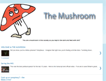 Tablet Screenshot of mushroom-talk.blogspot.com