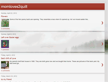 Tablet Screenshot of momloves2quilt.blogspot.com