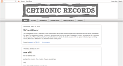 Desktop Screenshot of chthonicrecords.blogspot.com