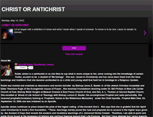 Tablet Screenshot of christorantichrist.blogspot.com