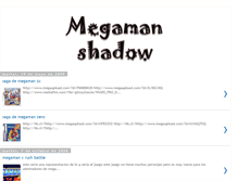 Tablet Screenshot of megamanshadow.blogspot.com