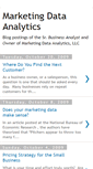 Mobile Screenshot of marketingdataanalytics.blogspot.com