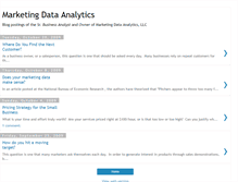 Tablet Screenshot of marketingdataanalytics.blogspot.com