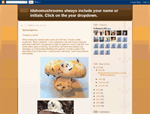 Tablet Screenshot of idahomushrooms.blogspot.com