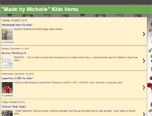 Tablet Screenshot of madebymichellekids.blogspot.com