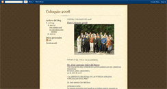 Desktop Screenshot of coloquio2008.blogspot.com