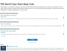 Tablet Screenshot of fdiworldclassteambookclub.blogspot.com