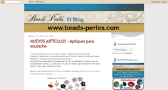 Desktop Screenshot of beads-perles.blogspot.com