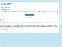 Tablet Screenshot of evigskonhet.blogspot.com