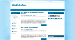 Desktop Screenshot of belkinwirelessrouters.blogspot.com