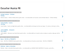 Tablet Screenshot of escucharmusica-98.blogspot.com