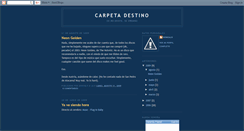 Desktop Screenshot of carpetadestino.blogspot.com
