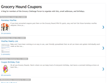 Tablet Screenshot of groceryhoundcoupons.blogspot.com