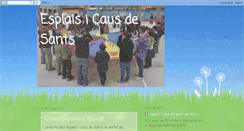 Desktop Screenshot of esplaisicausdesants.blogspot.com