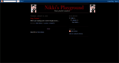 Desktop Screenshot of nikkiplayground.blogspot.com