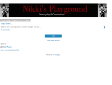 Tablet Screenshot of nikkiplayground.blogspot.com