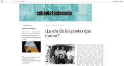 Desktop Screenshot of cubavistaalasseis.blogspot.com