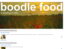 Tablet Screenshot of boodlefood.blogspot.com