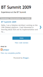 Mobile Screenshot of btsummit2009.blogspot.com