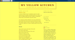 Desktop Screenshot of myyellowkitchen.blogspot.com