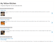 Tablet Screenshot of myyellowkitchen.blogspot.com