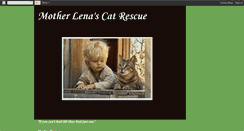 Desktop Screenshot of motherlenacatrescue.blogspot.com
