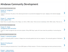 Tablet Screenshot of communitydevelopmentmindanao.blogspot.com